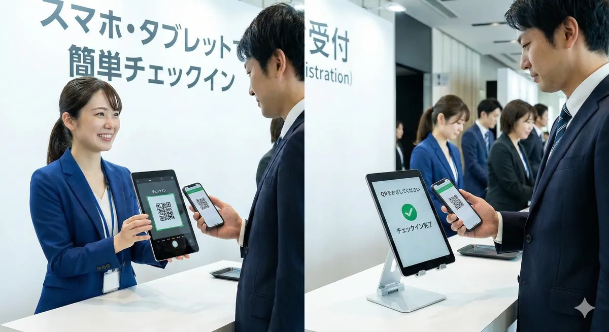 チェックイン受付のイメージ