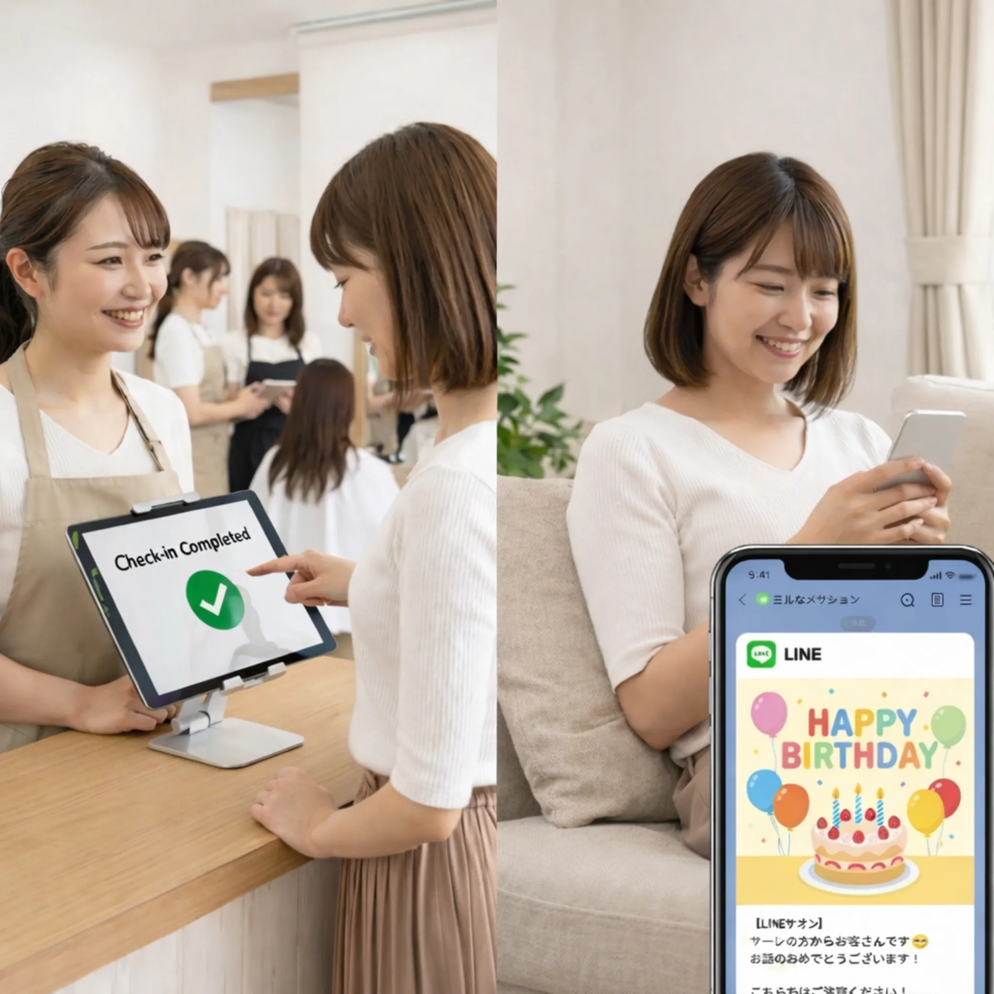 店舗・サロンの利用シーン