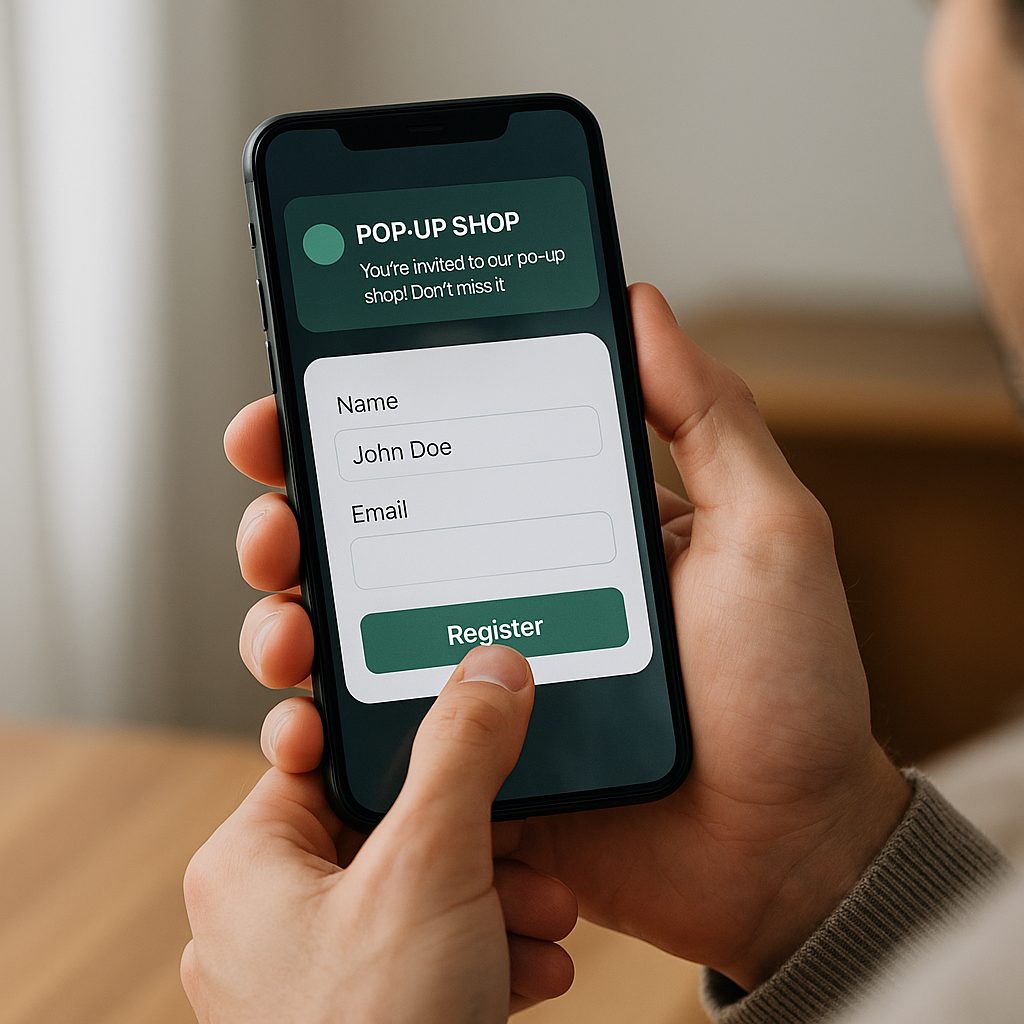 参加の申し込みのイメージ