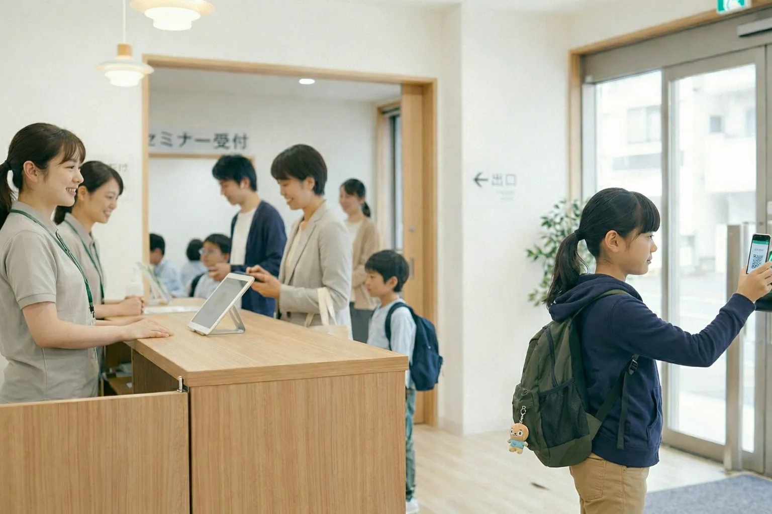学習塾の退室通知