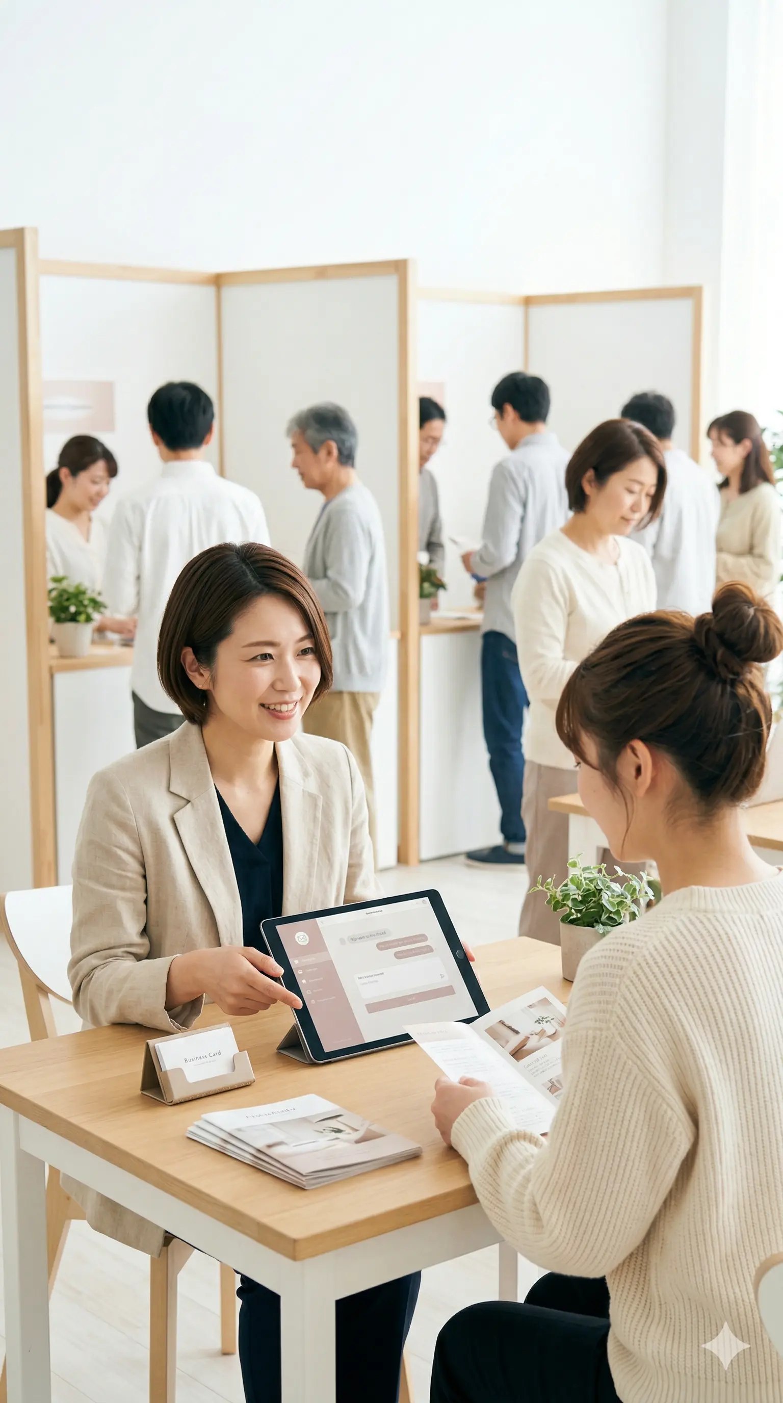 メールで案内や連絡を届けるイメージ