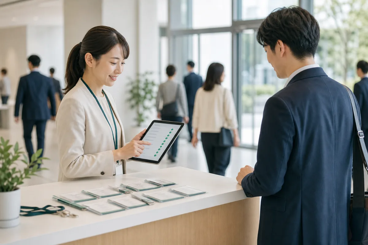 単発イベントで来場済み・未受付を確認する担当者